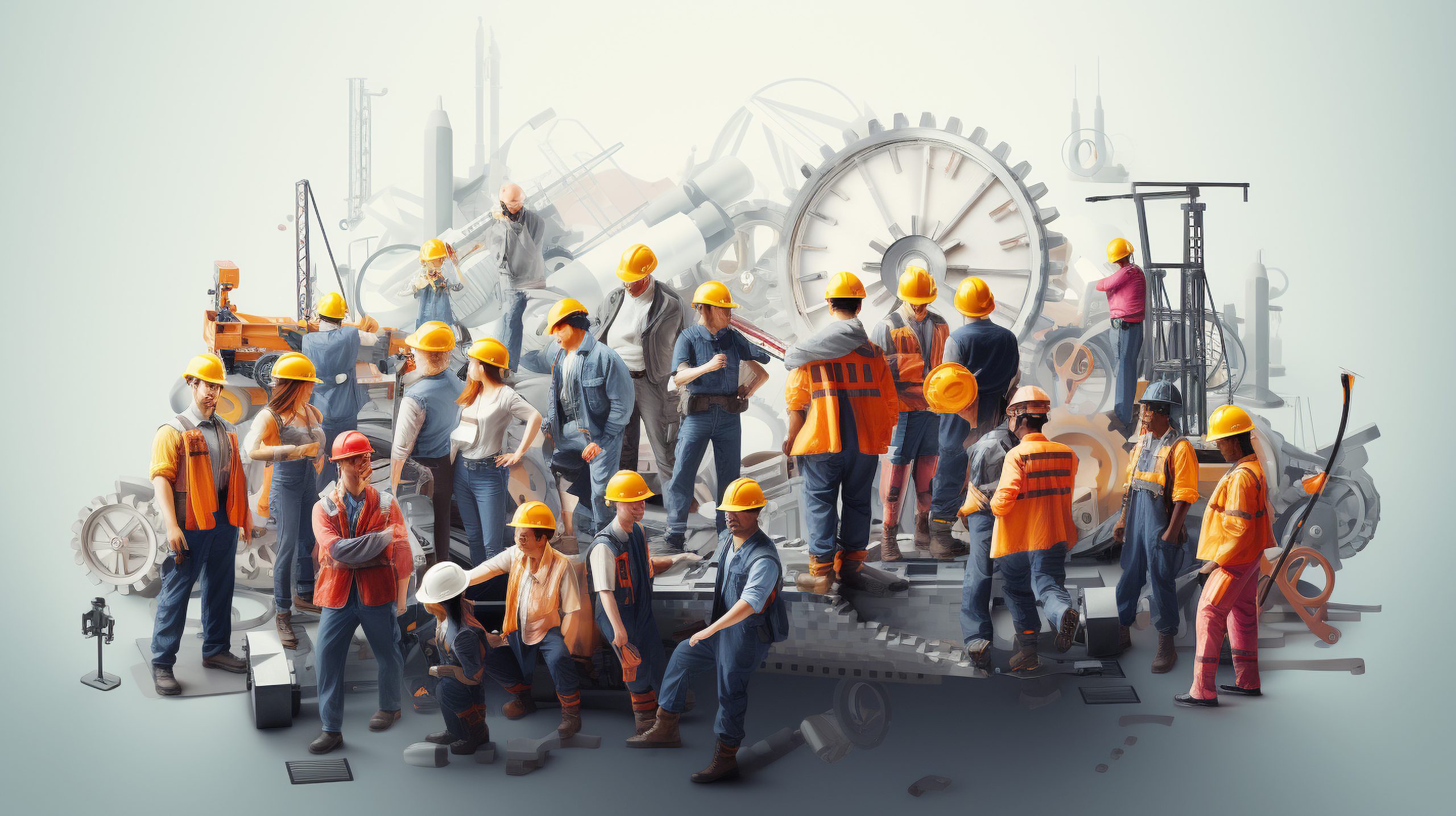 Happy labor day Top view international worker39s day